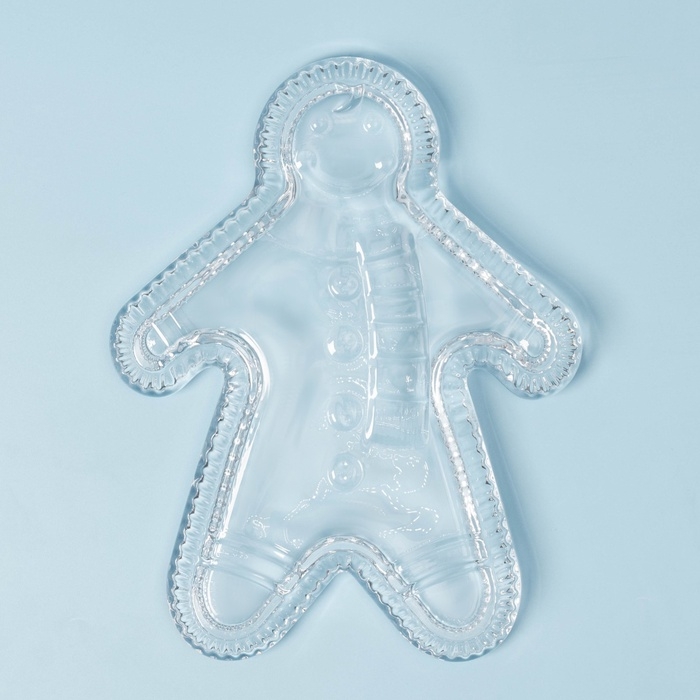 Блюдо «Новогоднее чудо. Пряня», 24×18,5×2,7 см, стекло, прозрачное Блюдо «Новогоднее чудо. Пряня», 24×18,5×2,7 см, стекло, прозрачное