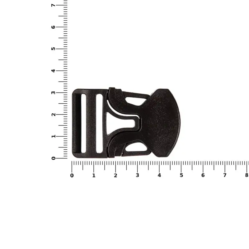 Застежка-пряжка односторонняя Triden, черный