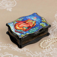 Шкатулка &laquo;Сказки&raquo;, 12&times;16 см, лаковая миниатюра, микс