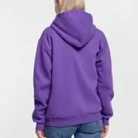 Толстовка на молнии с капюшоном Siverga Heavy, фиолетовая, размер M
