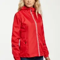 Ветровка женская Fastplant красная, размер XXL