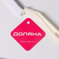 Щётка для очистки узких мест Доляна, 23×2 см, цвет белый Щётка для очистки узких мест Доляна, 23×2 см, цвет белый