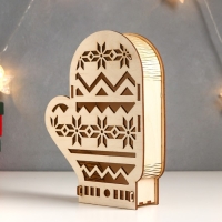 Шкатулка "Варежка" 21х16х5 см Шкатулка "Варежка" 21х16х5 см