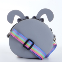 Сумка детская на молнии &laquo;Выбражулька&raquo;, цвет серый