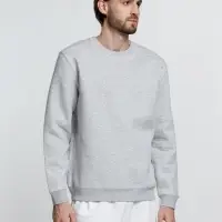 Свитшот унисекс Delta, серый меланж, размер S