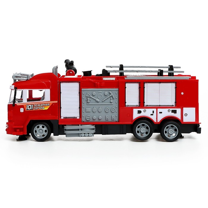 Машина радиоуправляемая «Пожарная охрана», стреляет водой, световые эффекты, работает от аккумулятора Машина радиоуправляемая «Пожарная охрана», стреляет водой, световые эффекты, работает от аккумулятора