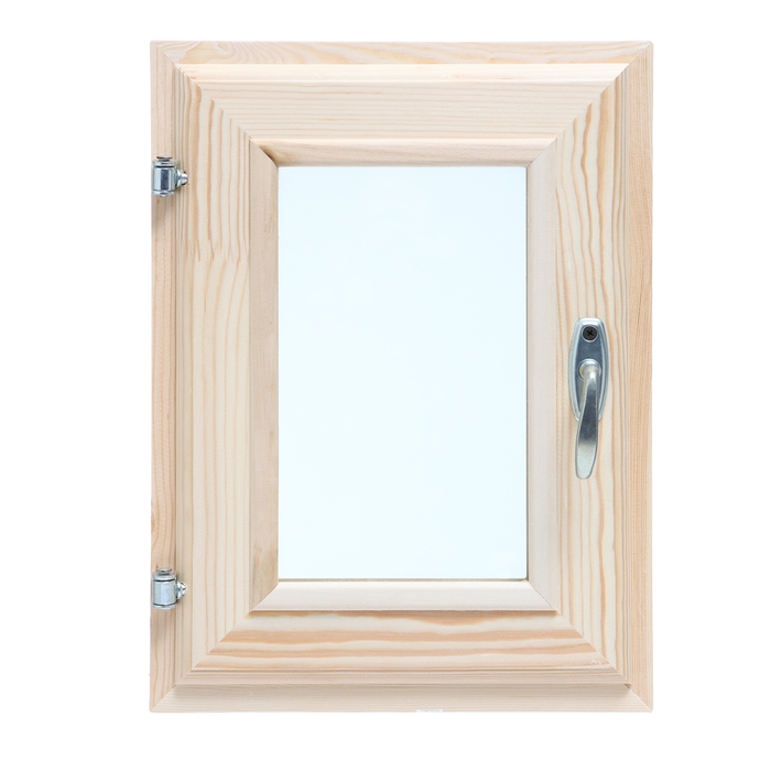 Окно, 40&times;30см, двойное стекло, из хвои