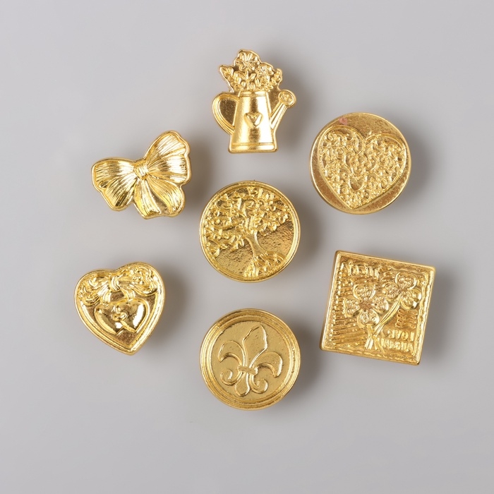 Набор печатей для сургуча с деревянной ручкой Набор печатей для сургуча с деревянной ручкой "Классика и растения"