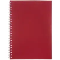 Блокнот Salvador в клетку, красный