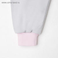 Комплект: джемпер и брюки Крошка Я &laquo;Сердечки&raquo;, цвет розовый/серый, рост 86-92 см