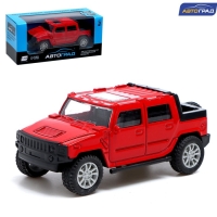 Машина металлическая &laquo;Пикап&raquo;, масштаб 1:43 инерция, цвет красный