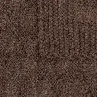 Плед Snippet, коричневый меланж