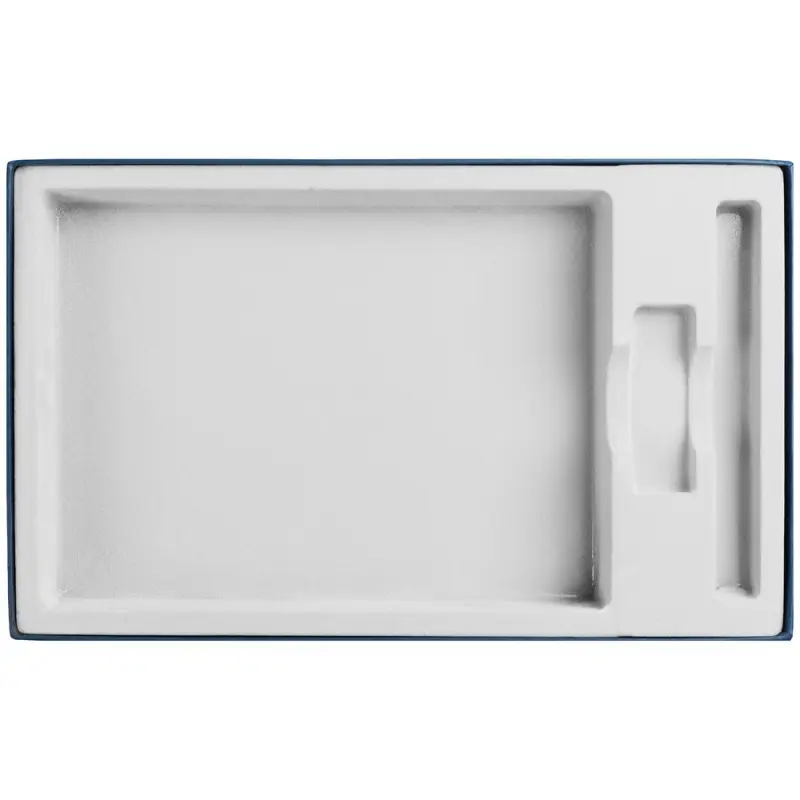 Коробка In Form с ложементом под ежедневник, флешку, ручку, ver. 2, синяя Коробка In Form с ложементом под ежедневник, флешку, ручку, ver. 2, синяя