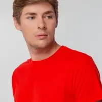 Футболка унисекс T-bolka 140, красная, размер S