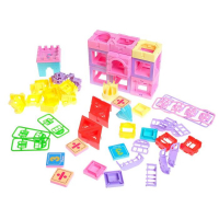 Магнитный конструктор &laquo;Замок&raquo;, 70 деталей