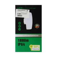 Светильник фасадный &laquo;Лайтвей&raquo;, FSD-077, 24 Вт, 3000K, IP65, 220 В, пластик, черный