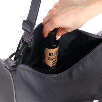 Сумка спортивная мужская, TEXTURA, маленький размер, цвет серый Сумка спортивная мужская, TEXTURA, маленький размер, цвет серый