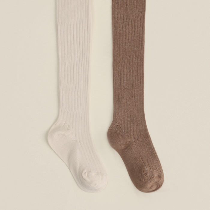 Колготки детские SL Home 2 пары, р 116-122, молочн/беж