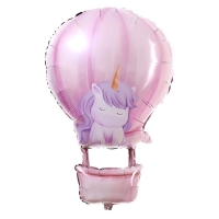 Шар фольгированный 31" &laquo;Воздушный шар с единорогом&raquo;