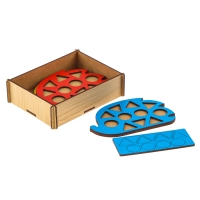 Мозаика &laquo;Ёжик в лесу&raquo;, 15 &times; 10 см, набор 4 шт.