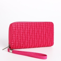 Кошелёк женский на молнии, цвет фуксия Кошелёк женский на молнии, цвет фуксия