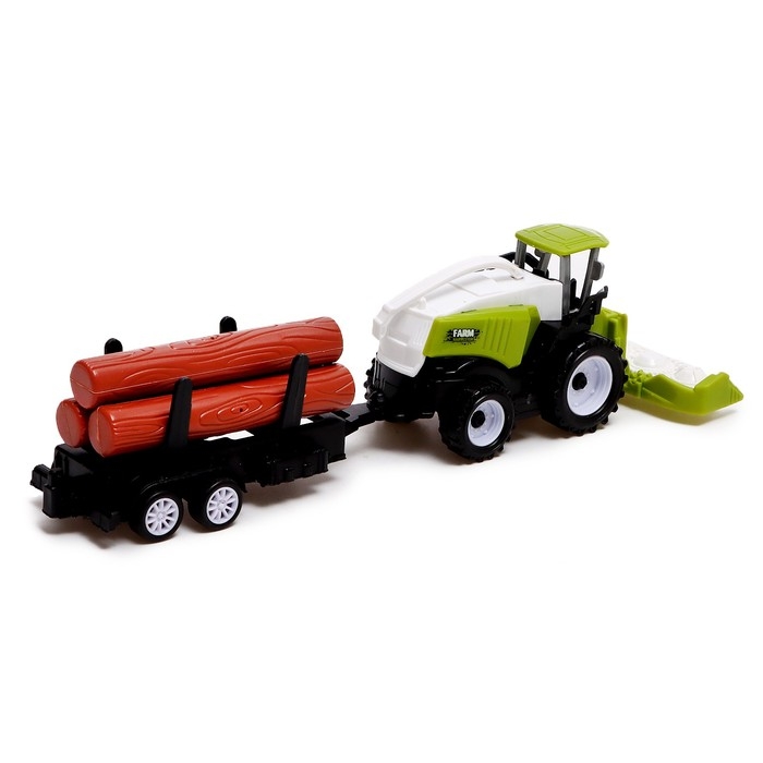 Комбайн инерционный &laquo;Фермер&raquo;, с прицепом