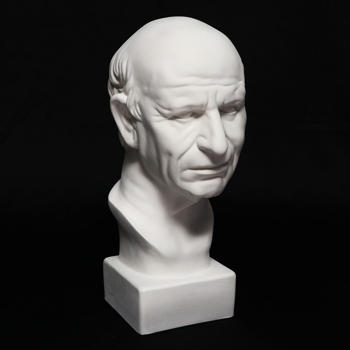 Гипсовая фигура Голова римлянина, 25 х 25 х 60 см Гипсовая фигура Голова римлянина, 25 х 25 х 60 см