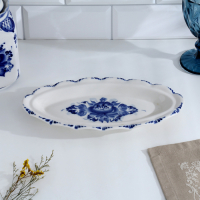 Селёдочница «Семейная», с крышкой, 28,5×14,5×9 см, гжель Селёдочница «Семейная», с крышкой, 28,5×14,5×9 см, гжель