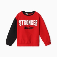 Джемпер для мальчика MINAKU: Exclusive print, цвет красный, рост 152 см