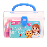 Набор доктора &laquo;Маленький врач-4&raquo; в чемодане