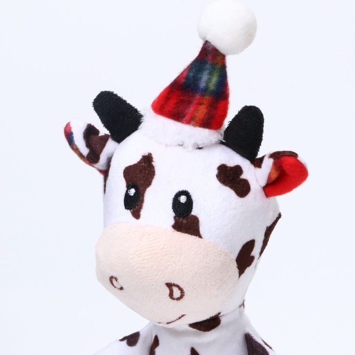 Игрушка мягкая для собак Игрушка мягкая для собак "Корова" с пищалкой, 35 х 17 см