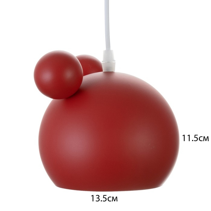 Светильник BayerLux Светильник BayerLux "Барни" Е27 40Вт красный 20х20х20-120см