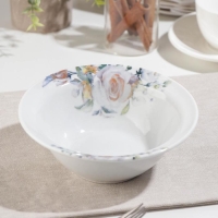 Тарелка фарфоровая &laquo;Верона&raquo;, 550 мл, d=17 см, цвет белый