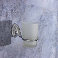 Стакан стеклянный матовый Штольц St&ouml;lz &laquo;Шарм&raquo;, с держателем