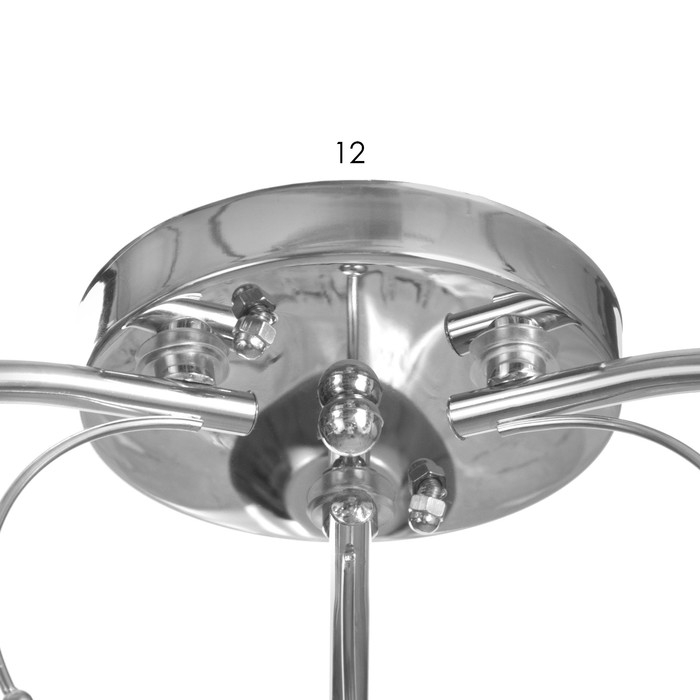 Люстра "Челси" 3х40Вт Е27 Хром 53х53х20см