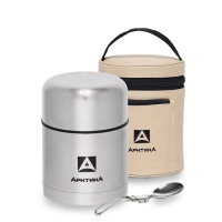 Термос для еды "Арктика", 301, 500 мл, в чехле, с ложкой, сохраняет тепло 8 ч Термос для еды "Арктика", 301, 500 мл, в чехле, с ложкой, сохраняет тепло 8 ч