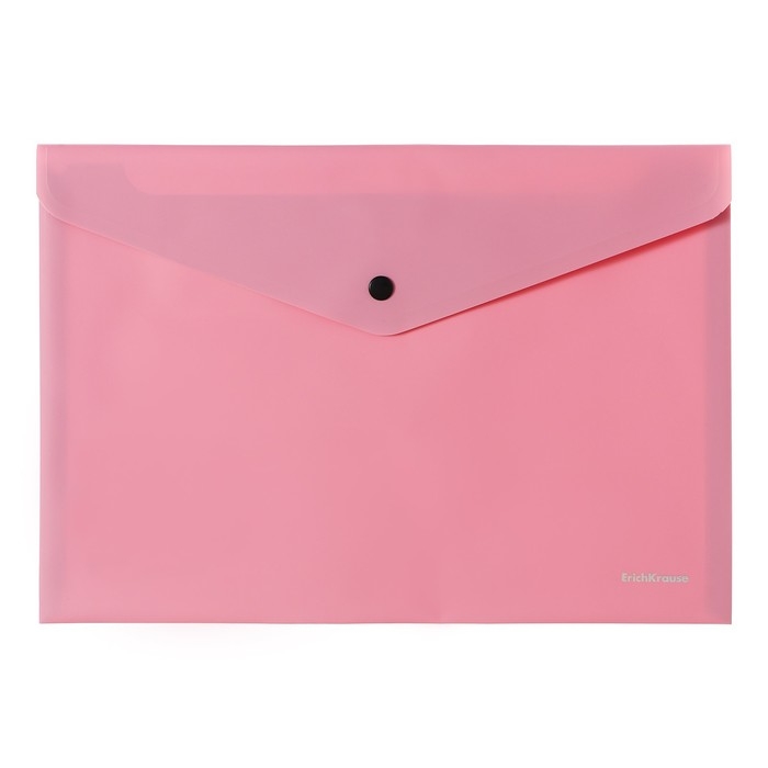 Папка-конверт на кнопке А4, 180 мкм, ErichKrause "Soft Manga", тиснение "софт-тач", непрозрачная, микс