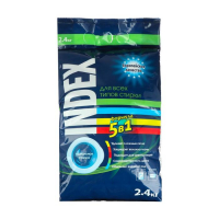 Стиральный порошок для всех типов стирки Index, 2,4 кг Стиральный порошок для всех типов стирки Index, 2,4 кг