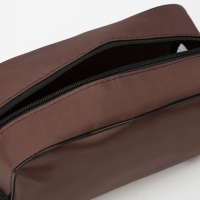 Косметичка на молнии, цвет коричневый Косметичка на молнии, цвет коричневый