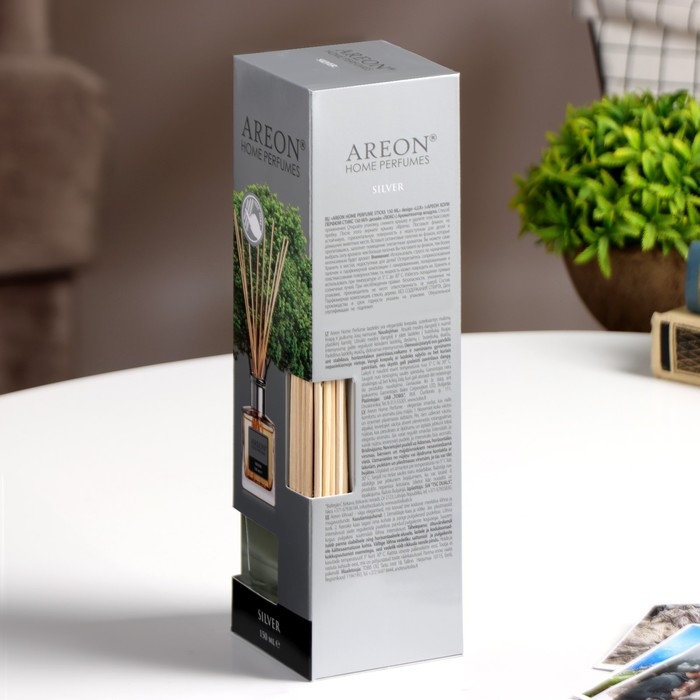 Диффузор ароматический Areon Sticks LUX, роза, персик, ландыш 150 мл