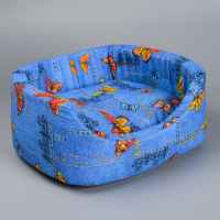 Лежанка №2, с подушкой, 45 х 35 х 16 см МИКС ЦВЕТОВ Лежанка №2, с подушкой, 45 х 35 х 16 см МИКС ЦВЕТОВ