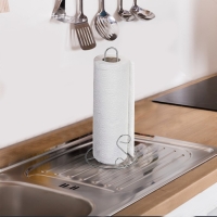 Держатель для бумажных полотенец Доляна «Волна», 14×14×29 см, цвет хром Держатель для бумажных полотенец Доляна «Волна», 14×14×29 см, цвет хром