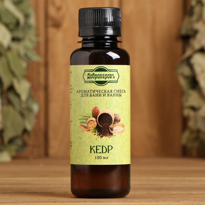 Ароматизатор для бани и ванны &laquo;Кедр&raquo;, натуральная, 100 мл, "Добропаровъ"