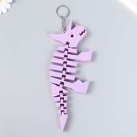 Брелок пластик "Шарнирный динозавр трицератопс" МИКС 9х1,5х20 см Брелок пластик "Шарнирный динозавр трицератопс" МИКС 9х1,5х20 см