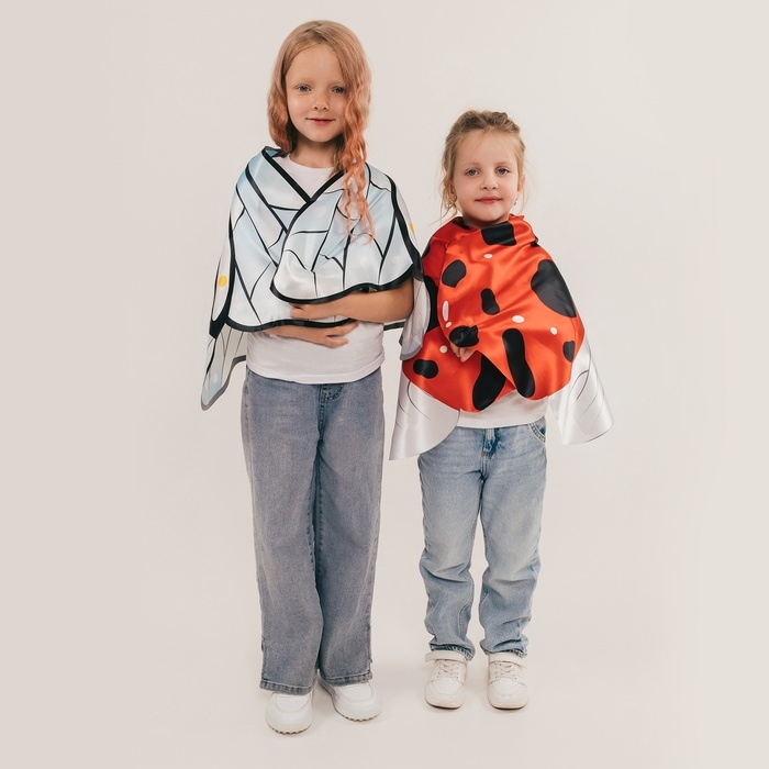 Карнавальные крылья на резинках &laquo;Милая божья коровка&raquo;, 60 &times; 100 см