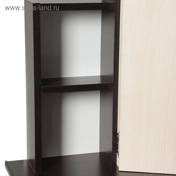 Стол косметический Диана, 1550х900х480, Венге/Дуб молочный Стол косметический Диана, 1550х900х480, Венге/Дуб молочный