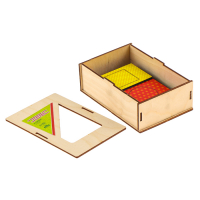 Деревянные карточки &laquo;Фигуры&raquo; набор 15 карточек: 5,5 х 8,3 см