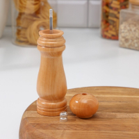 Мельница для специй Доляна «Дуновение леса», 17×4,5 см, керамический механизм, цвет светлое дерево Мельница для специй Доляна «Дуновение леса», 17×4,5 см, керамический механизм, цвет светлое дерево