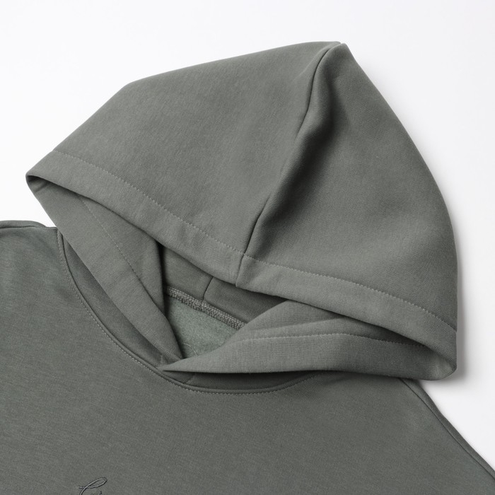 Толстовка мужская НАЧЁС, цвет хаки, размер 54