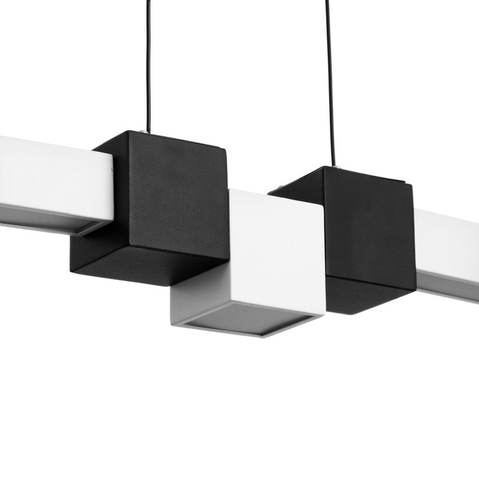 Светильник с ПДУ Светильник с ПДУ "Наоми" LED 20Вт 3000-6000К бело-черный 120х100 см